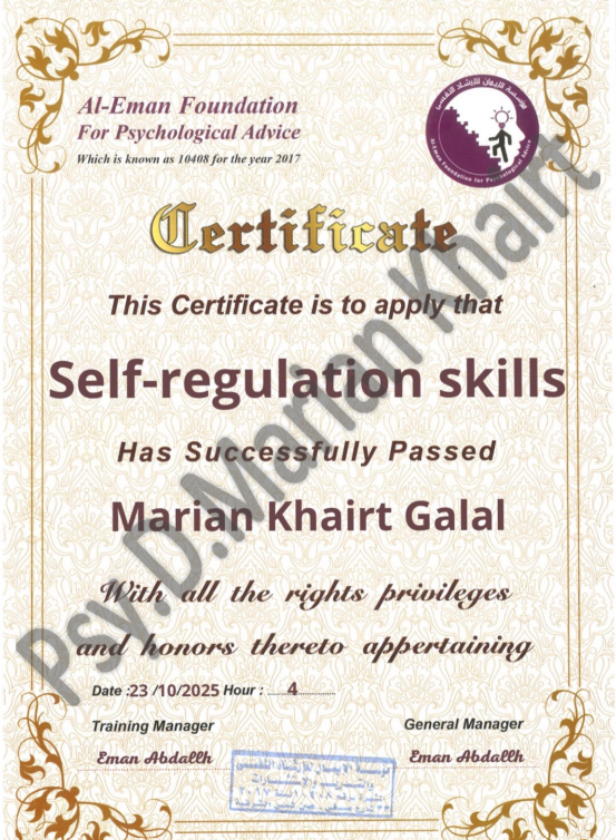 Self-Regulation Skills